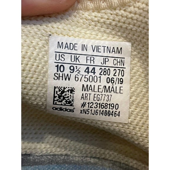 Adidas Human Race Cream Size 10